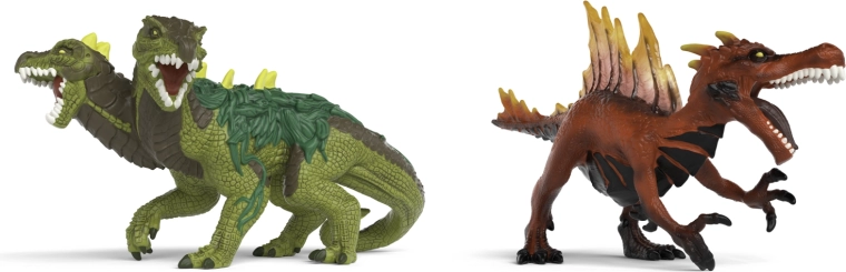 Figure Set Fire Dinosaur vs. Jungle Lizard