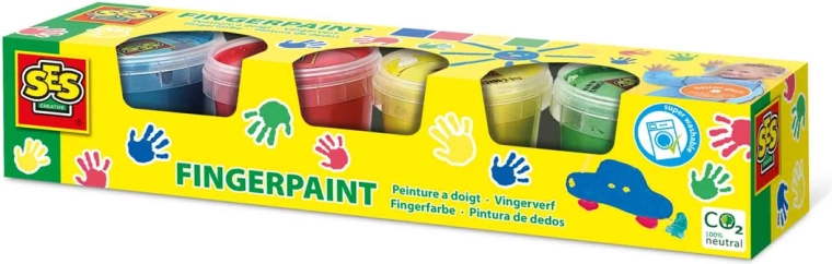 Sõrmevärvid põhivärvid 4 × 110 ml