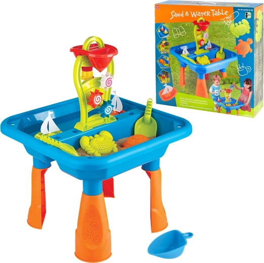 PlayGo Water and Sand Table – 20-Piece Set