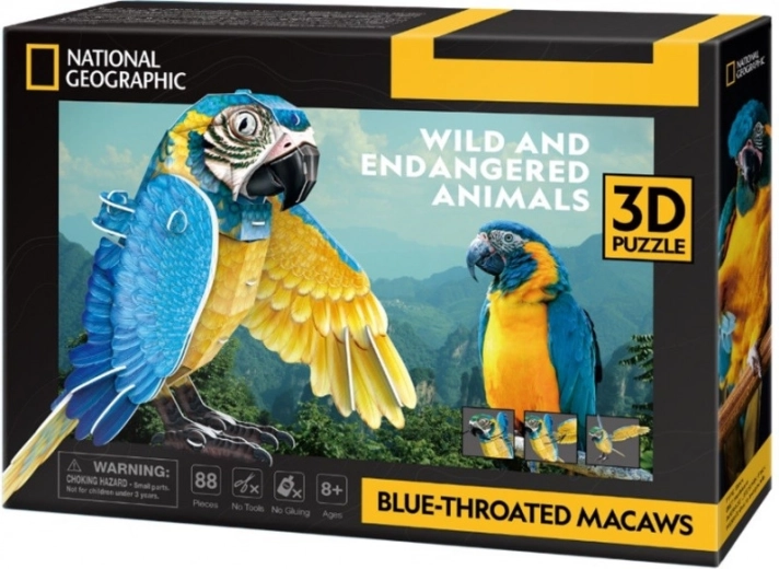 3D pusle safiirsinine aara – 88 tükki
