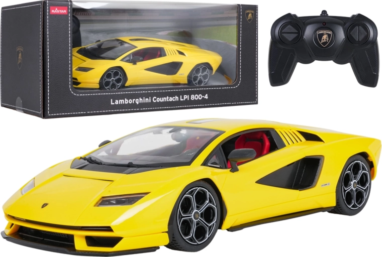 RC-auto Lamborghini Countach LPI 800-4 Rastar 1:16 kollane