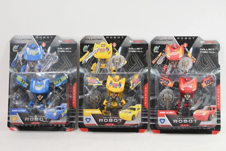 Transformeeruv robotifiguur (3 varianti)
