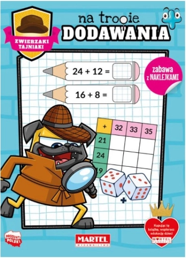 Animal Secret Agents on the Trail of Addition with Stickers