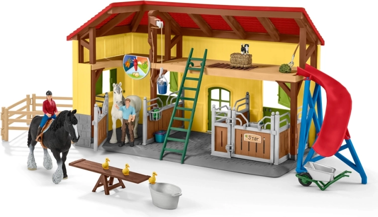 Schleich Farm World Horse Stable with Accessories