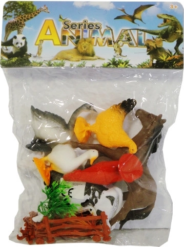 Taluloomade figuurid farmis – 6 tk komplekt