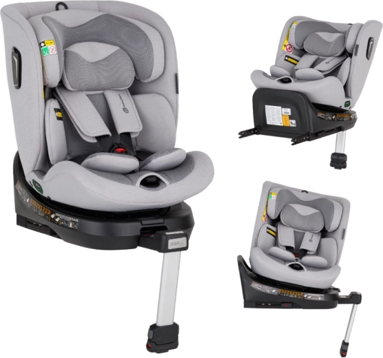 Petite&Mars pöörlev turvatool Twistguard Pro i-Size gentle grey air 40–150 cm (0–36 kg)