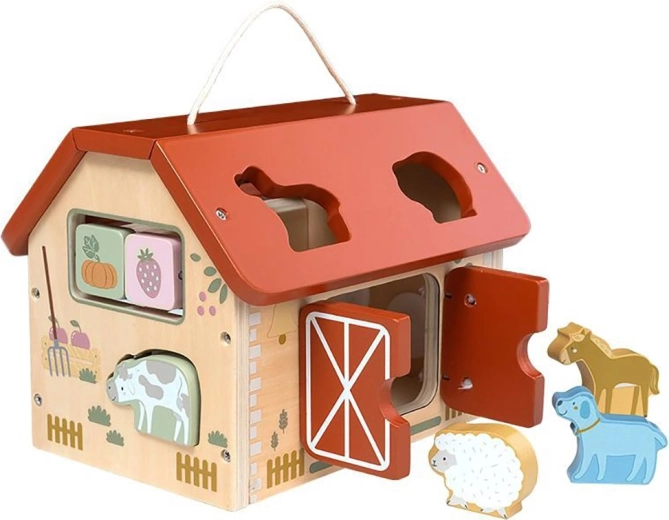 Puidust Montessori taluhoone Baby Mix