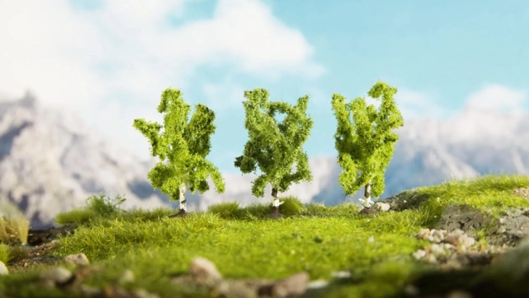 Noch birch tree set (3 pcs)