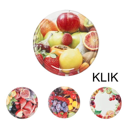 Metallist hoidistamiskaas klik BerriesMix3 63 mm