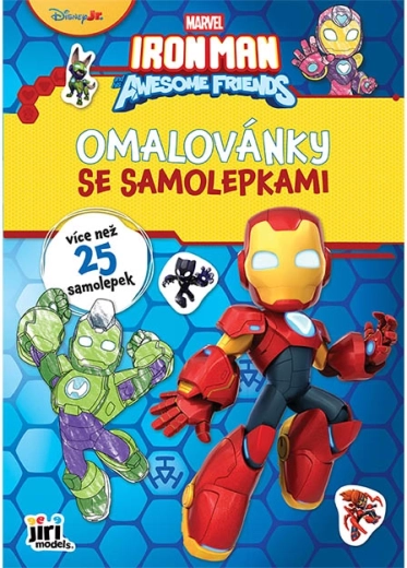 A4 Coloring Book with Stickers – Ironman