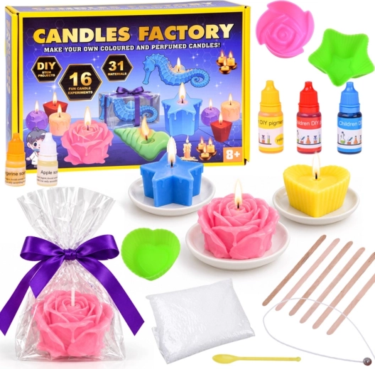 Loominguline komplekt lõhnaküünalde valmistamiseks Candles Factory
