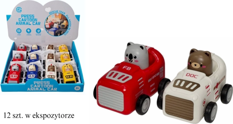 Väikelaste auto „press and go” ajamiga – 1 tk
