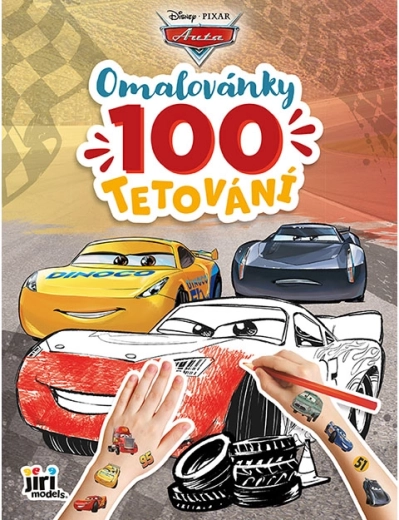 Värviraamat 100 tätoveeringuga Cars Autod