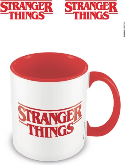 Keraamiline kruus Stranger Things – logo, punane