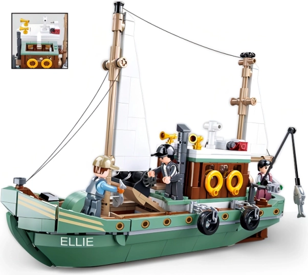 Ellie's Fishing Boat Set by Sluban