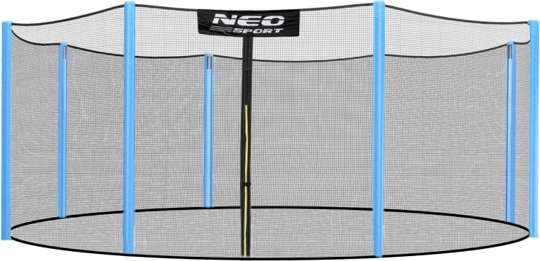 Neo-Sport external trampoline safety net 397–404 cm 13 ft for 8 poles
