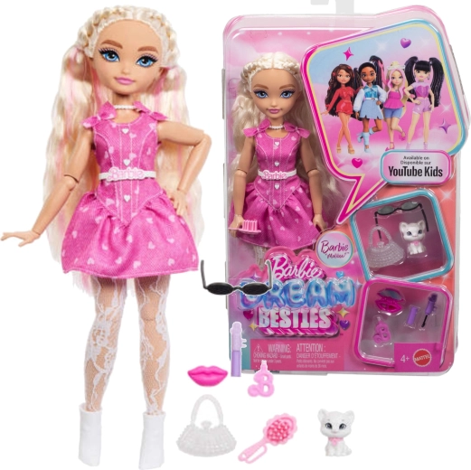 barbie dream besties malibu – moenukk tarvikutega