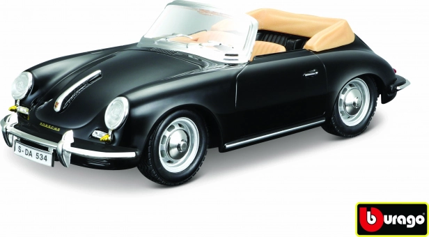Bburago metallmudel Porsche 356 B Cabriolet 1:24, must
