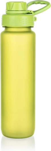 Green sports water bottle 1 l KIWU