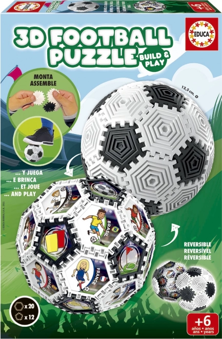 3D pusle jalgpallipall 32 tükki