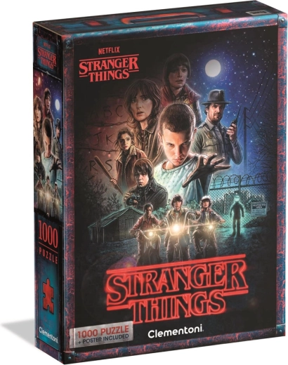 Puzzle 1000 Pieces NETFLIX STRANGER THINGS – Poster by Clementoni