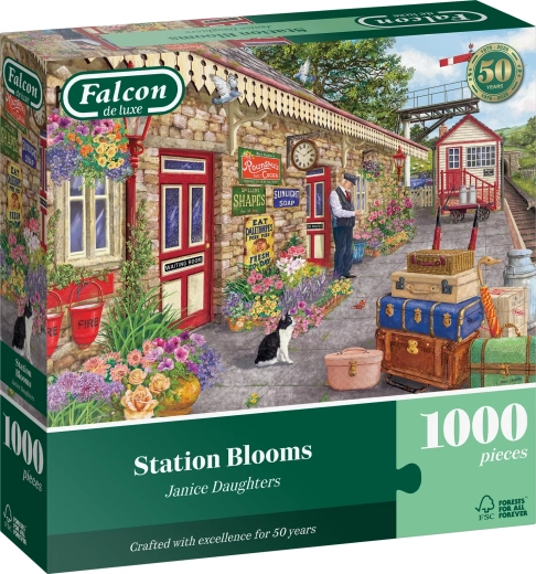 Falconi pusle „Lilled raudteejaamas“, 1000 tükki