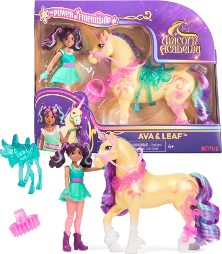 Unicorn Academy figures Ava and Leaf 11 cm