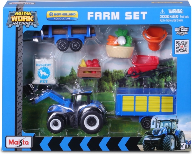 Maisto New Holland Farm Set