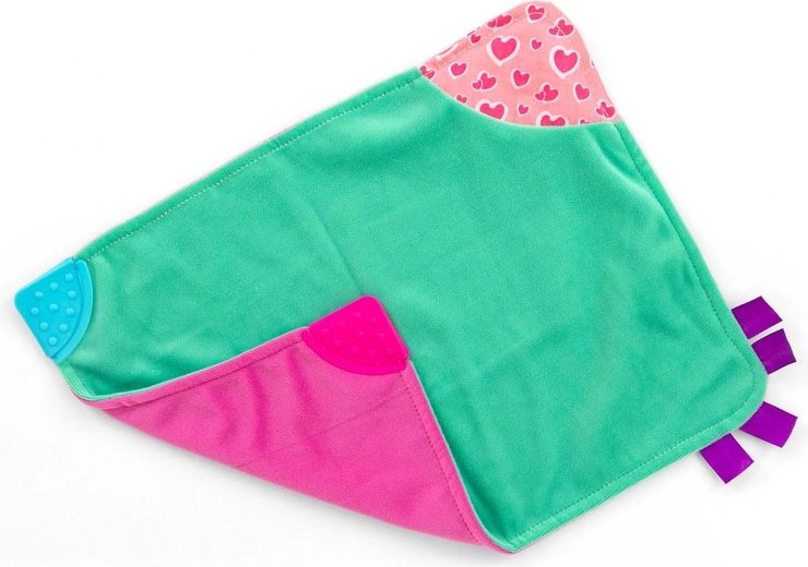Pehme kaisutekk Blanky pink – 1 tk