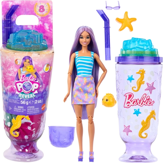 Mattel Barbie Pop Reveal veealune maailm – nukk 8 üllatusega