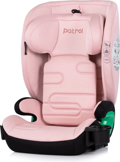 Chipolino turvatool Patrol i-Size ISOFIX powder pink 100–150 cm