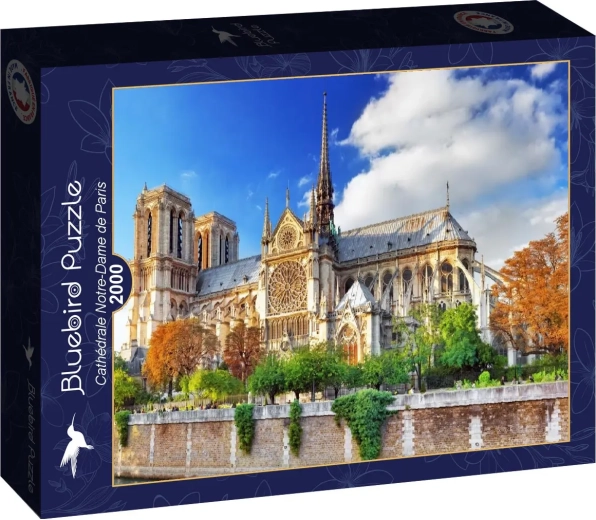 Bluebird Notre-Dame Cathedral in Paris Puzzle, 2000 Pieces