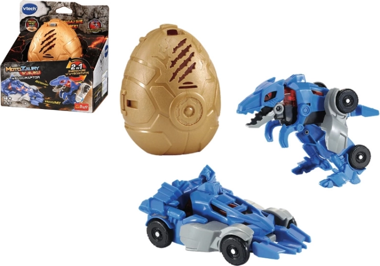 VTech Motozaurus Velociraptor munas – muunduv dinosaurus autoks valgus- ja heliefektidega