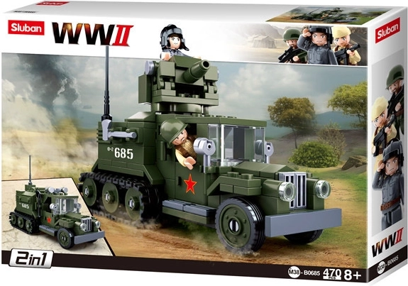 Sluban Soviet Half-Track Vehicle 2in1