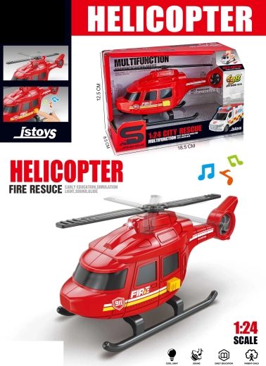 Mänguhelikopter valgus- ja heliefektidega