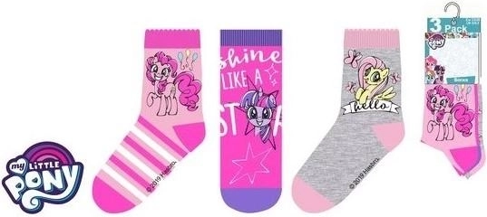 My Little Pony sokkide komplekt (3 paari)