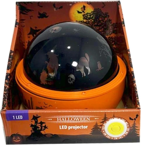 Halloweeni valgusprojektor vaikse pöörlemisega, LED, 16 × 13,5 cm