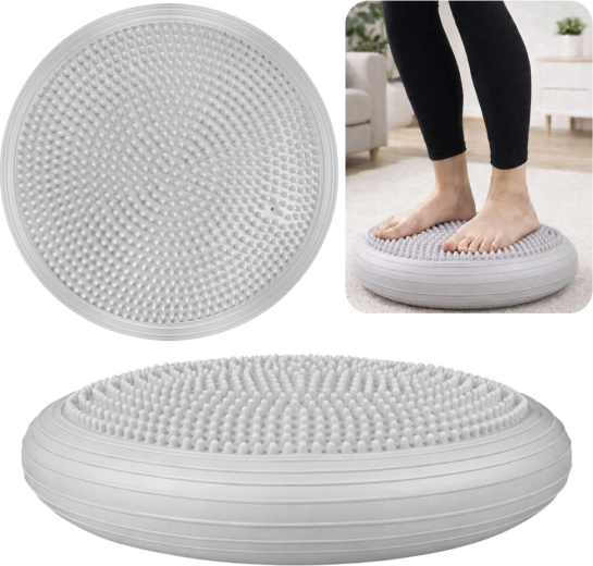 Sensomotoorne tasakaaludisk siil 34 cm – hall