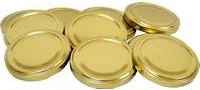 Golden lid for jars 66 mm WIECZKA