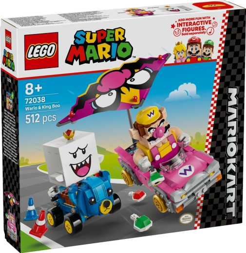 Lego Super Mario Mario Kart – Wario and King Boo Racing Set