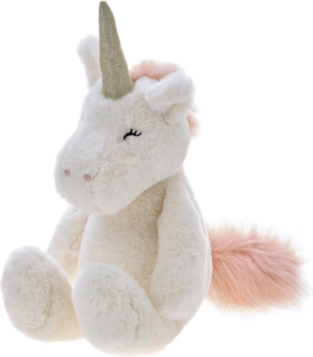 Pehme mänguasi ükssarvik Alessio, kreemjas, 28 cm