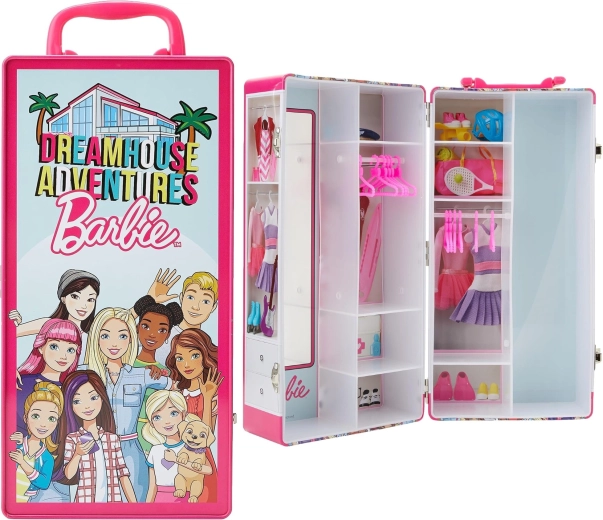 Barbie nukkude riidekapp