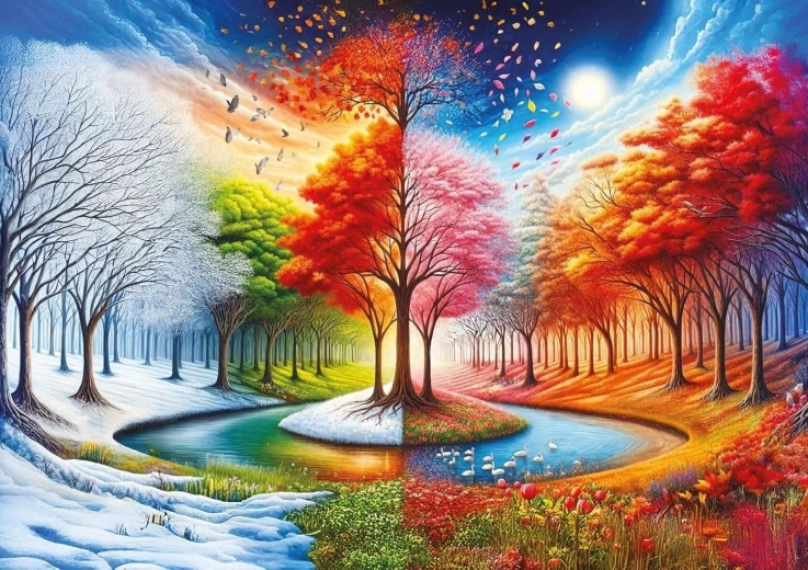 Pusle Neli maailma 2000 tükki ART PUZZLE