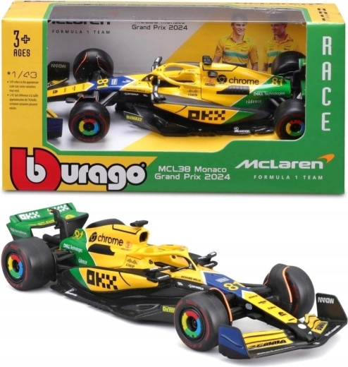 Metallist F1 mudel 1:43 McLaren MCL38 – Ayrton Senna eriväljaanne Bburagolt