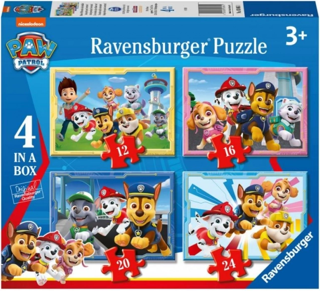 Ravensburgeri PAW Patroli pusle 4v1 (12/16/20/24 tükki)