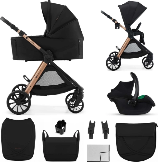Kinderkraft kombineeritud lapsevanker Vesto 2 3in1 black