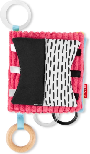 Skip Hop hariv tekstiilist hariduslik raamat C-rõngal Discoverosity 0m+