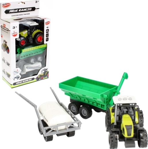 Valguse ja heliga traktor koos tarvikuga - 1 tk