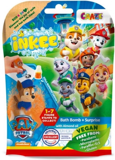 Inkee vannis kasutatav kihisev vannipall üllatusega Paw Patrol