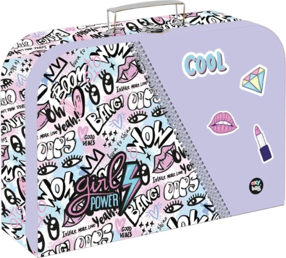 Laminaadist kohver 34 cm Funny Girl
